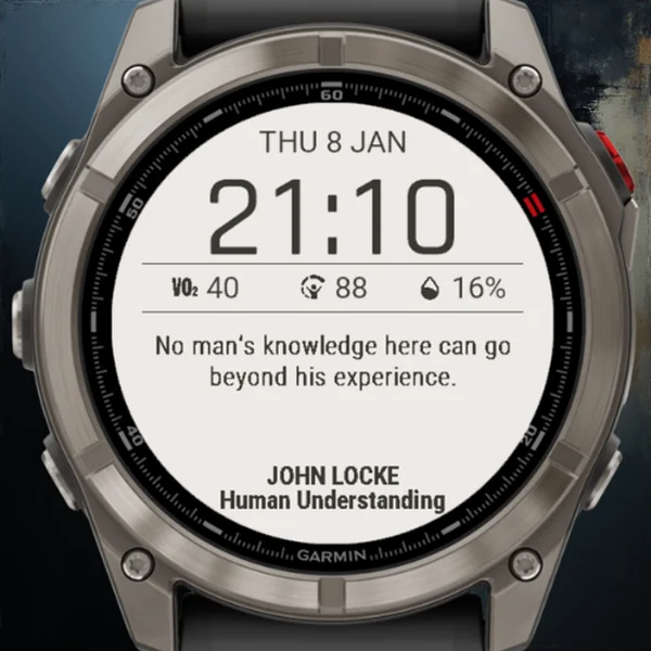 Philosophy 100 watch face